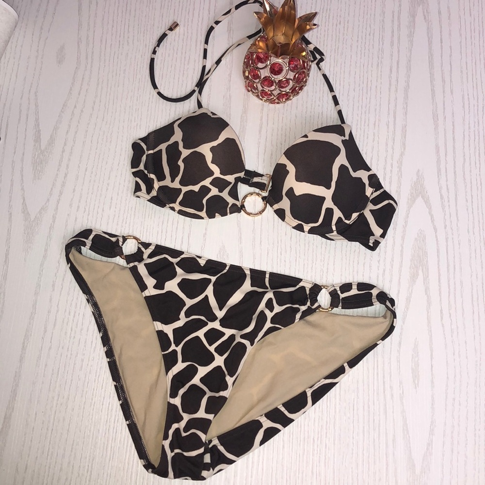 Victoria’s Secret Giraffe Bikini Sz M/34B